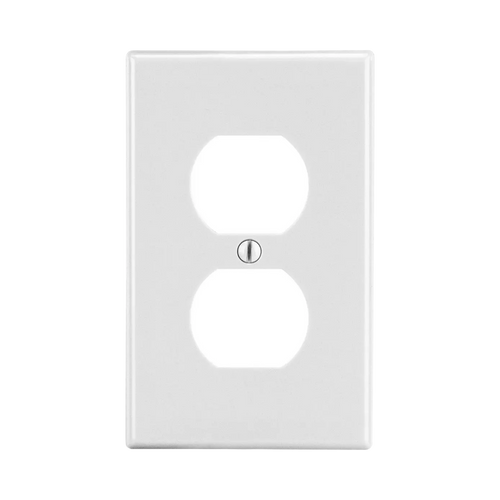 Tapa para Contacto Dúplex Color Blanco.