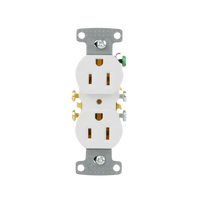 Contacto Duplex 15A 125V/ 2 Polos 3 Hilos/ Nema 5-15R/ Color Blanco.