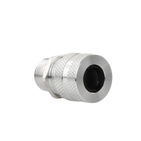 Conector de cable, de aluminio macho recto, .50 - .63 ", 1/2".