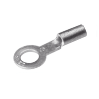 Zapata Terminal de Ojillo BURNDY para Tornillo de 1/4" (6 mm) y Calibre 12-10 AWG.