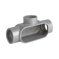 Caja Condulet Tipo T de  1 1/2" / Aluminio libre de Cobre.