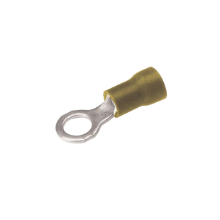 Zapata Terminal de Ojillo  para Tornillo 5/16 in (8 mm)/ Calibre 12-10 AWG / Con Aislamiento de Vinilo.