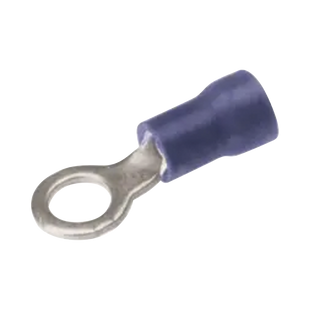 Zapata Terminal de Ojillo  para Tornillo 3/16 in (5 mm) calibre 16-14 AWG con aislamiento de vinilo.