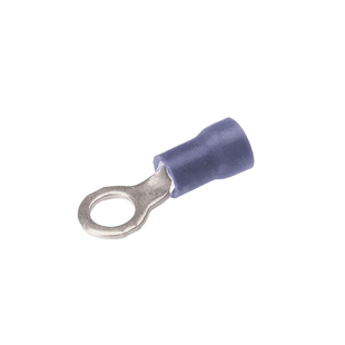 Zapata Terminal de Ojillo  para Tornillo 1/4 in (6 mm) calibre 16-14 AWG con aislamiento de vinilo.