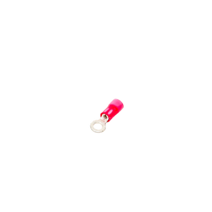 Zapata Terminal de Ojillo  para Tornillo 1/8 in (3 mm) calibre 22-16 AWG con aislamiento de vinilo.