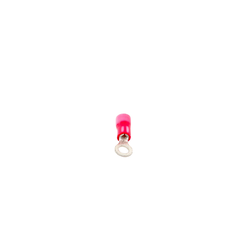 Zapata Terminal de Ojillo  para Tornillo 1/8 in (3 mm) calibre 22-16 AWG con aislamiento de vinilo.