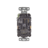 Contacto Dúplex con 2 Puertos USB, 15A 125V, 2 Polos, 3 Hilos, Color Blanco.