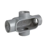 Caja Condulet Tipo X  de  1 1/2" / Aluminio libre de Cobre.