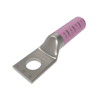 Zapata Terminal de Barril Largo para Tornillo de 5/16" y Calibre 1/0 AWG.