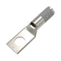 Zapata Terminal de Compresión BURNDY para Tornillo de 1/4" y Calibre 4 AWG / Barril Estándar.