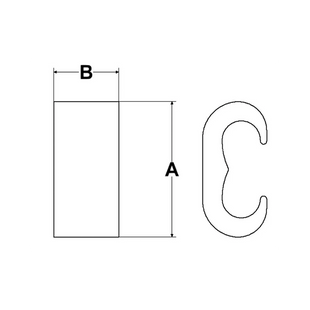 Conector Mecánico tipo YGHC-C, compresión en forma C para  calibre mínimo 1 tre- 2/0 tre y conductor máximo 6 sol - 2 tre.