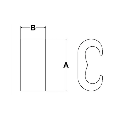 Conector Mecánico tipo YGHC-C, compresión en forma C para  calibre mínimo 1 tre- 2/0 tre y conductor máximo 6 sol - 2 tre.