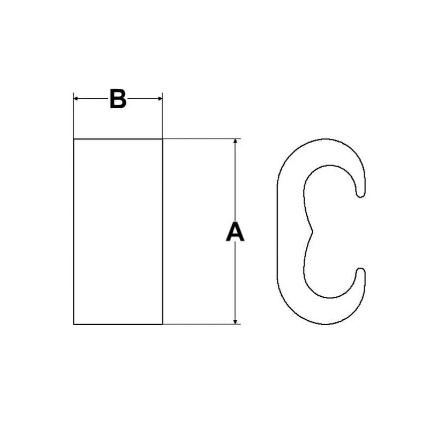 Conector Mecánico tipo YGHC-C, compresión en forma C para  calibre mínimo 1 tre- 2/0 tre y conductor máximo 6 sol - 2 tre.