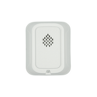 Sirena para Montaje en Pared, 12 a 24 Vcc, Color Blanco, Nuevo Diseño Moderno y Elegante y Menor Consumo de Corriente