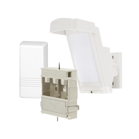 Detector de Movimiento PIR Antimascara / 100% Exterior /  Inalámbrico / Hasta 12 metros a 85°; de cobertura/ Instalación a 3 metros / Incluye transmisor 5816 para paneles Honeywell