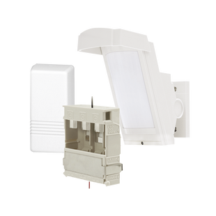 Detector de Movimiento PIR Antimascara / 100% Exterior /  Inalámbrico / Hasta 12 metros a 85°; de cobertura/ Instalación a 3 metros / Incluye transmisor 5816 para paneles Honeywell