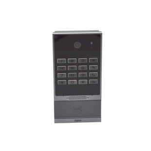 Videoportero SIP para Control de Acceso, Teclado numérico iluminado, 2 relevadores, anti-vandálico, IP66 y IK07, PoE