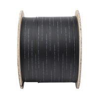 Carrete de 1 km de Fibra Óptica Drop, Interior/Exterior G.657A2 Monomodo de 1 Hilo (Unifibra), Dieléctrica, Forro Negro