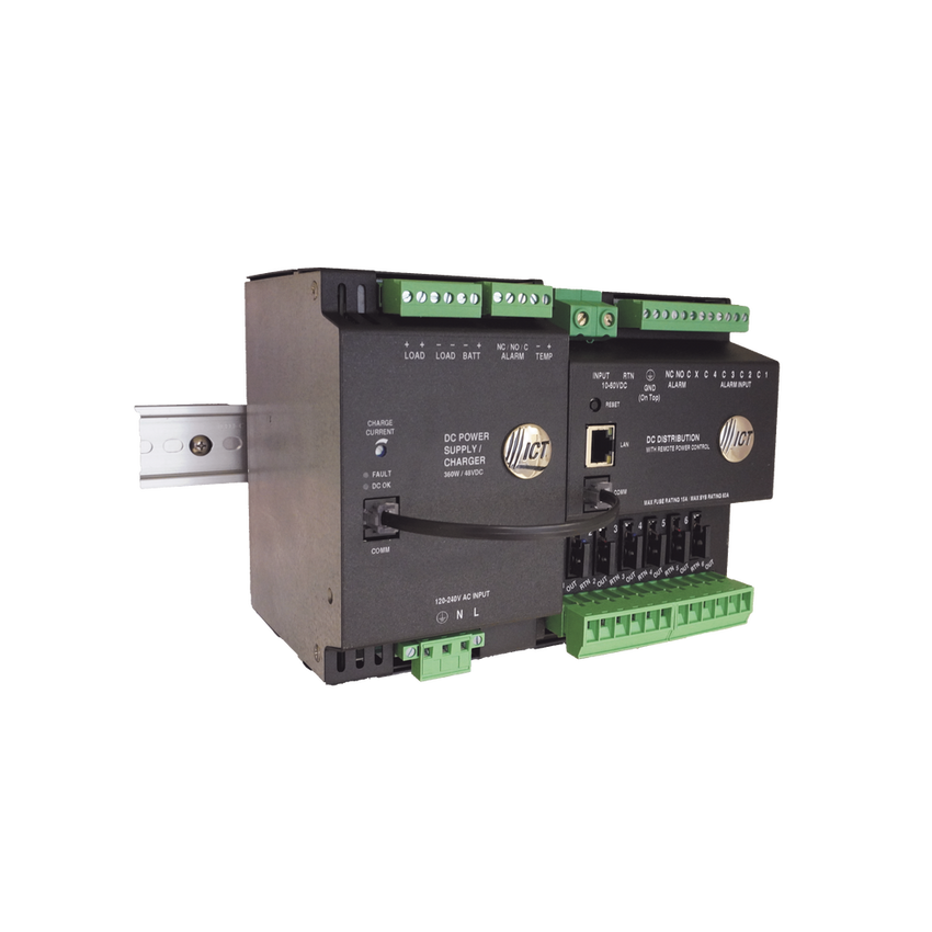 Fuente de Poder Industrial de 480W, salida 24 Vcc, para montaje en riel Din