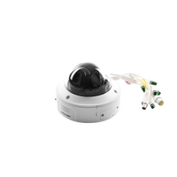 Domo IP 4 Megapixel / Lente Mot. 2.8 a 12 mm / 40 mts IR EXIR / IK10 / IP67 / H.265+ / WDR 140 dB / Captura Facial / DeepinView / Búsqueda por Atributos / 2 Micrófonos Integrados / Micro SD