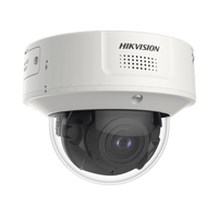 Domo IP 4 Megapixel / Lente Mot. 2.8 a 12 mm / 40 mts IR EXIR / IK10 / IP67 / H.265+ / WDR 140 dB / Captura Facial / DeepinView / Búsqueda por Atributos / 2 Micrófonos Integrados / Micro SD