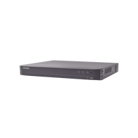 DVR 4 Canales TURBOHD + 4 Canales IP / 8 Megapixel (4K) / Audio de dos vías por Coaxitron / ACUSENSE / Reconocimiento Facial / 2 Bahías de Disco Duro / Salida de Video en 4K / H.265+