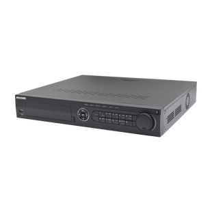 DVR 16 Canales TurboHD + 8 Canales IP / 3K/5MP / Audio por Coaxitron / Acusense / 4 Bahías de Disco Duro / Videoanalisis / 16 Entradas de Alarma