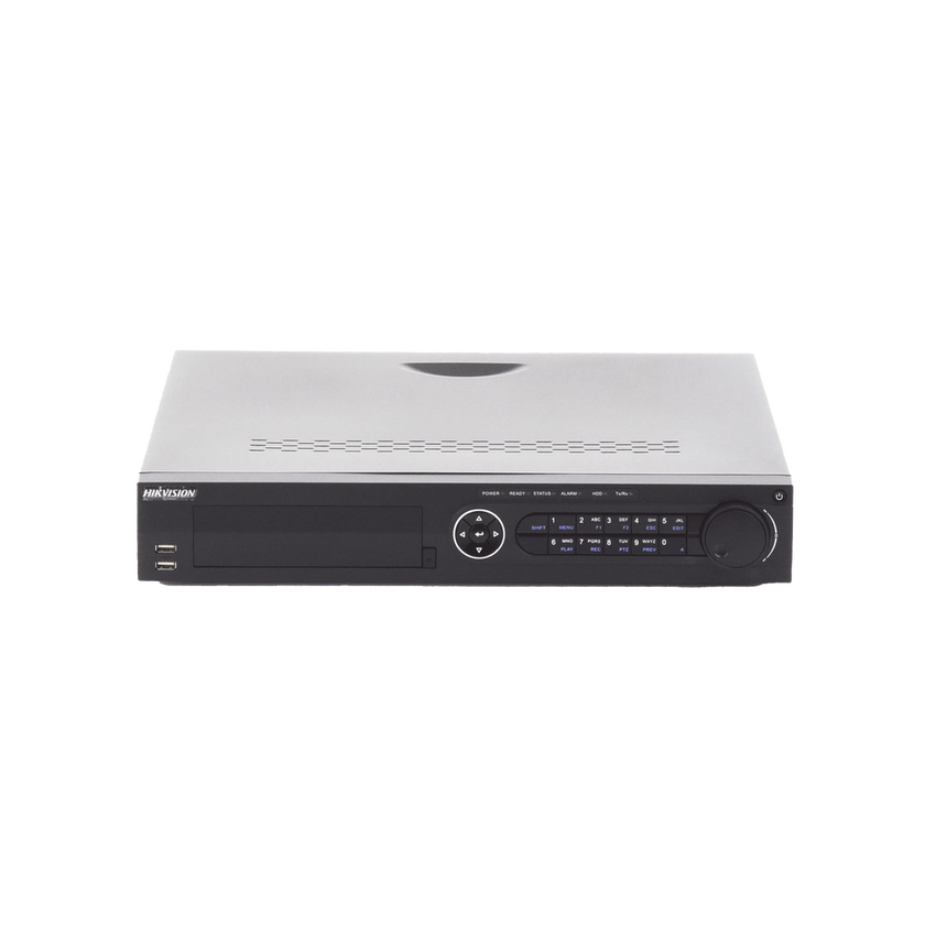 DVR 32 Canales TurboHD + 16 Canales IP / 3K Lite / 5 Megapixel Lite / 4 Bahías de Disco Duro / Audio por Coaxitron / AcuSense / POS / Videoanalisis / 16 Entradas y 4 salidas de Alarma