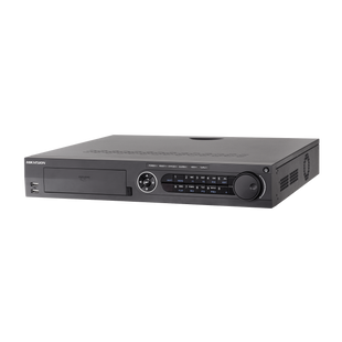 DVR 32 Canales TurboHD + 16 Canales IP / 3K Lite / 5 Megapixel Lite / 4 Bahías de Disco Duro / Audio por Coaxitron / AcuSense / POS / Videoanalisis / 16 Entradas y 4 salidas de Alarma