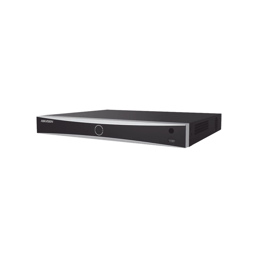 NVR 32 Megapixel (8K) / Reconocimiento Facial (Base de Datos) / 16 Canales IP / 2 Bahías de Disco Duro / 16 Puertos PoE+ / HDMI en 8K / ACUSENSE / Soporta POS / Deepin Mind /