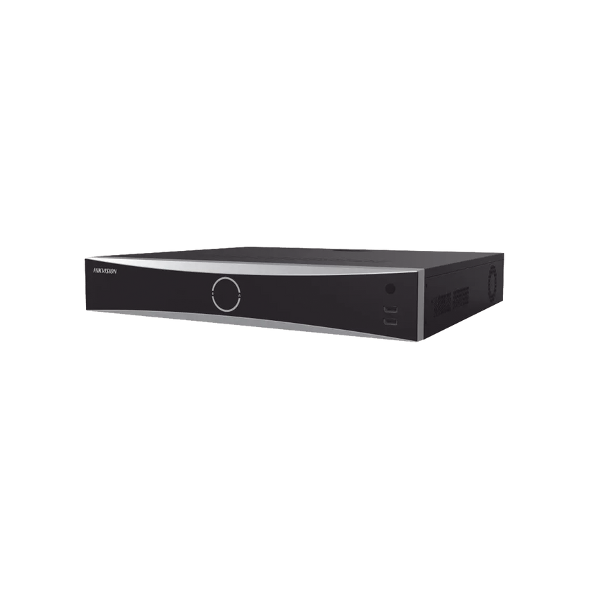 NVR 32 Megapixel (8K) / Reconocimiento Facial (Base de Datos) / 16 Canales IP / 4 Bahías de Disco Duro / 16 Puertos PoE+ / HDMI en 8K / ACUSENSE / Soporta POS / AcuSearch