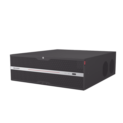 NVR 12 Megapixel (4K) / 32 Canales IP / 16 Bahías de Disco Duro / 2 Tarjetas de Red / Soporta RAID / HDMI en 4K / Soporta POS / Reconocimiento Facial / Bases de Datos / Hasta 100,000 Fotografías / AcuSearch