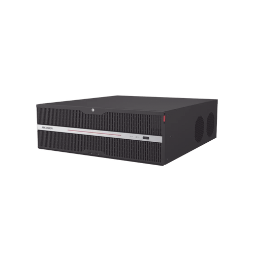 NVR 12 Megapixel (4K) / 64 Canales IP / 16 Bahías de Disco Duro / 2 Tarjetas de Red / Soporta RAID / HDMI en 4K / Soporta POS / Reconocimiento Facial / Bases de Datos / Hasta 100,000 Fotografías / AcuSearch
