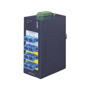 Switch Industrial Bypass de Fibra Optica Multimodo con Conector SC de 2 Canales