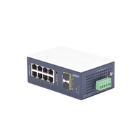 Switch Industrial Administrable Capa 2, 8 Puertos 10/100/1000T, 2 Puertos SFP 1G / 2.5 G BASE X