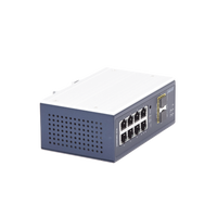 Switch Industrial Administrable Capa 2, 8 Puertos 10/100/1000T, 2 Puertos SFP 1G / 2.5 G BASE X