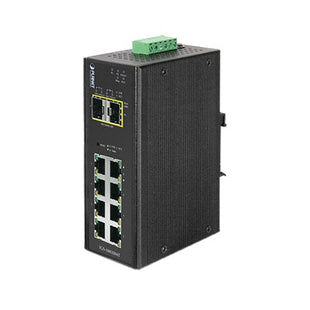 Switch Industrial Administrable Capa 2, 8 Puertos 10/100/1000T, 2 Puertos SFP 1G / 2.5 G BASE X