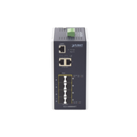 Switch Industrial Administrable L2+, 8 Puertos 1G SFP, 2 Puertos TP Gigabit, (-40 ~75 grados C)