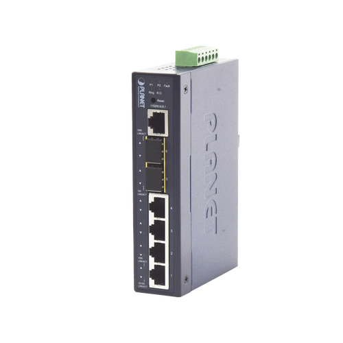 Switch Industrial Administrable Capa 2 con 4 Puertos 10/100/1000T y 2 Puertos SFP 1G/2.5G