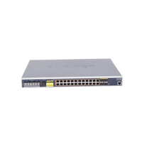 Switch PoE Industrial Capa 3, Con 24 Puertos PoE Gigabit  802.3af/at, 4 Puertos SFP Compartidos 100 / 1000X, Soporta temperaturas extremas de -40 ~ 75°C