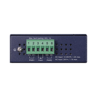 Switch Industrial No Administrable de 8 Puertos Gibabit 10/100/1000T, Diseñado para Montaje en Pared y Riel DIN