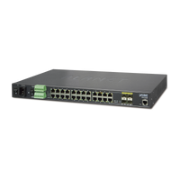 Switch Industrial Administrable 24 Puertos 1000Mbps con 4 Puertos SFP