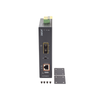 Convertidor de Medios Industrial PoE+ 1000BASE-LX a 10/100/1000BASE-T 802.3at (SC,SM) -20 km