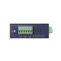 Convertidor de Medios Industrial PoE+ 1000BASE-LX a 10/100/1000BASE-T 802.3at (SC,SM) -20 km