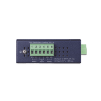 Convertidor de Medios PoE Industrial, Puerto SFP 1000BASE-SX/LX a Puerto RJ45 Gigabit con Salida PoE 802.3at (Hasta 30 W).