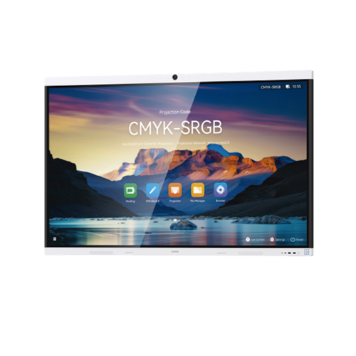 HUAWEI IdeaHub B3, Pantalla interactiva para Colaboración Inteligente, 75", 4K UHD, Harmony, Wi-Fi 6, Seguimiento de Voz, BYOM, Administración desde la Nube Gratis, blanco Jade