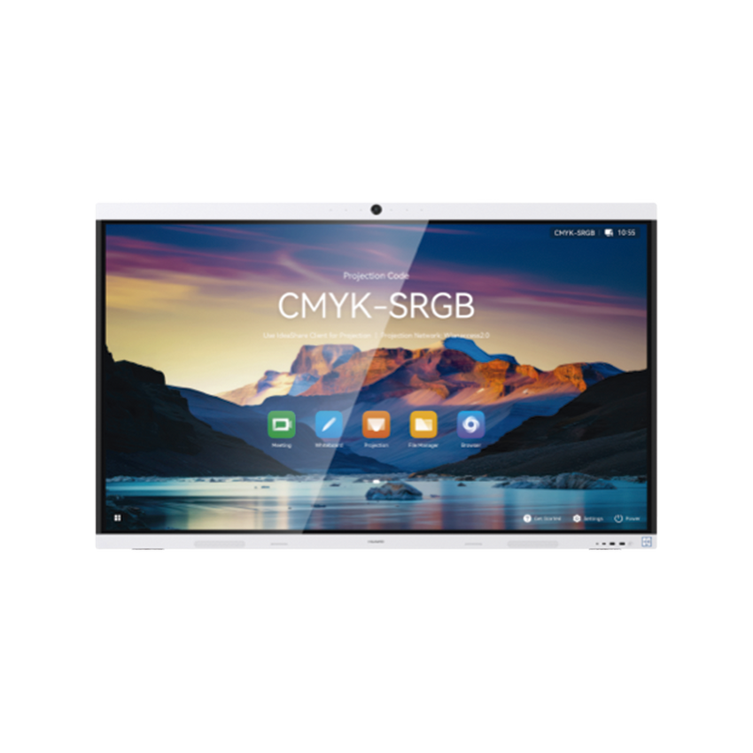 HUAWEI IdeaHub B3, Pantalla interactiva para Colaboración Inteligente, 86", 4K UHD, Harmony, Wi-Fi 6, Seguimiento de Voz, BYOM, Administración desde la Nube Gratis, blanco Jade