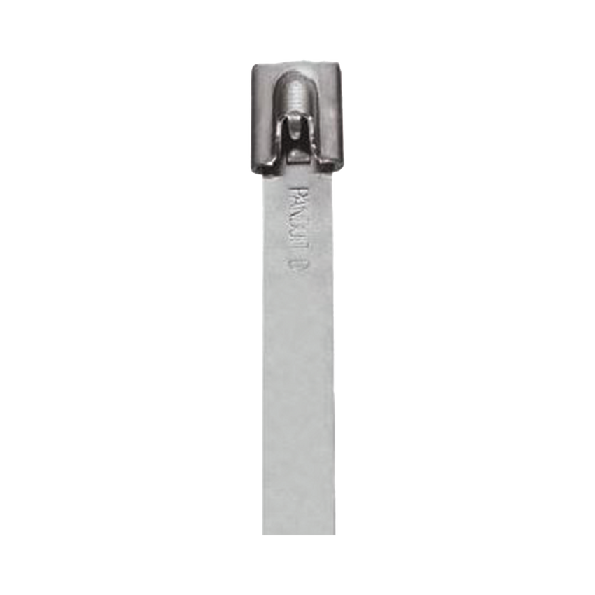 Cincho StrongHold de Acero Inoxidable Tipo 304, 998 mm largo x 6.6 mm ancho, Color Metálico, Paquete de 25pz