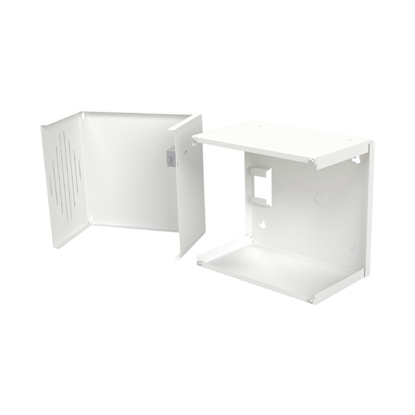 Gabinete para Resguardo de Sirena de 30 W (SF581A o SF581L No incluida), Preparación para Tamper (No incluido).