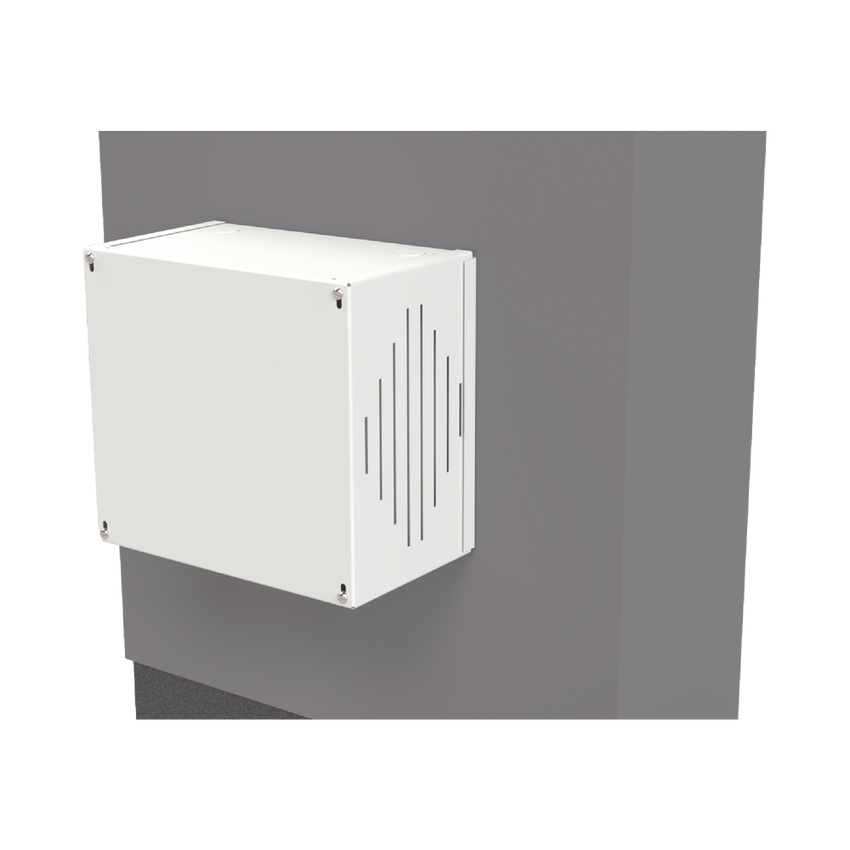 Gabinete para Resguardo de Sirena de 30 W (SF581A o SF581L No incluida), Preparación para Tamper (No incluido).